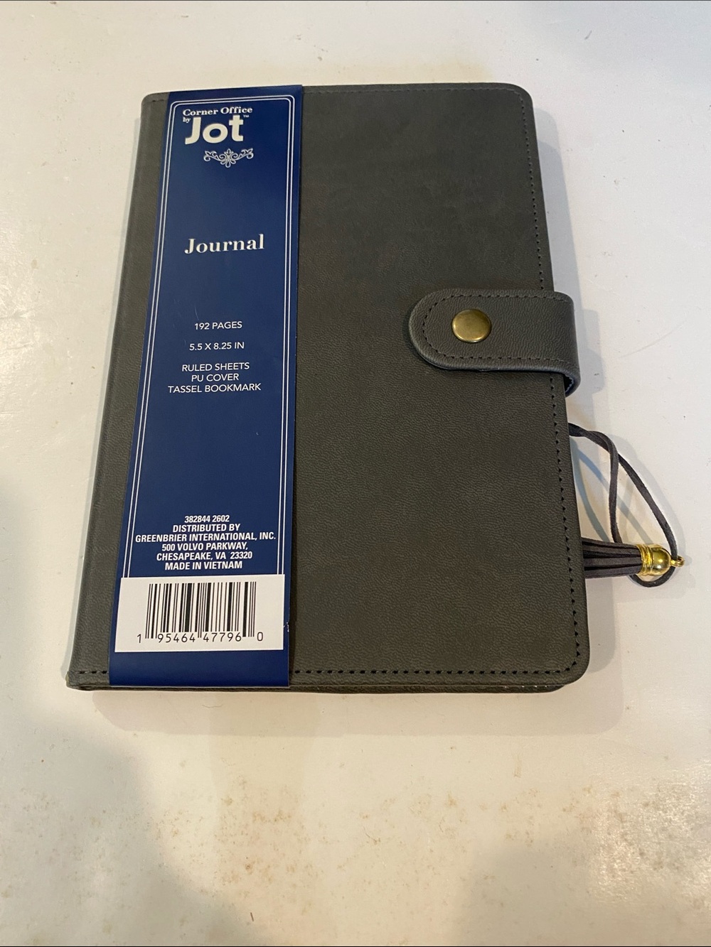 NWT Jot Corner Office  Faux Leather Journal